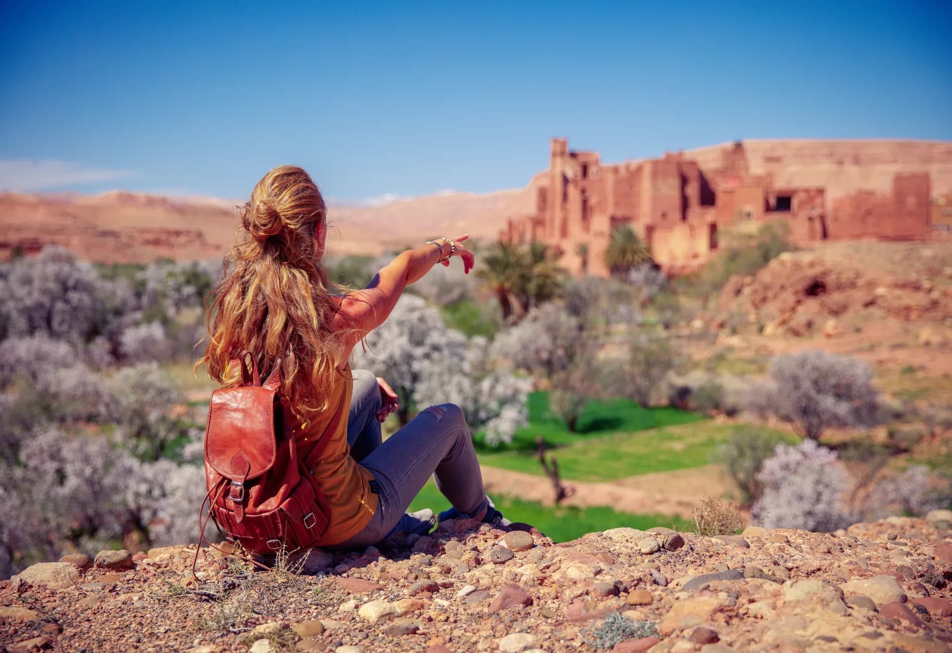 Tamedakhte kasbah village near Aït Ben Haddou, Atlas Mountains